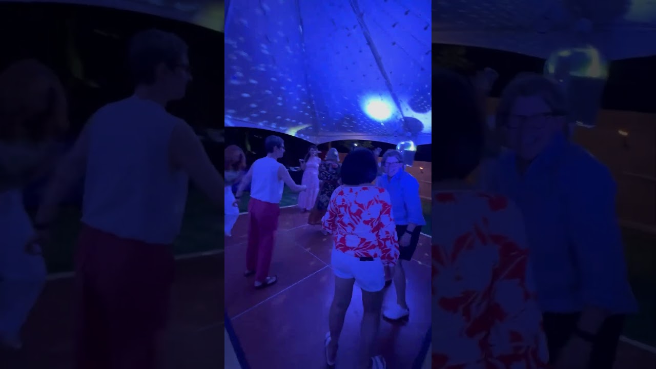 Watch this 20-inch mirror ball work its magic!