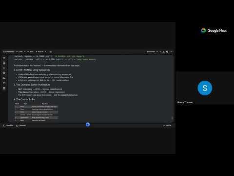 DL Gen AI Week 7 and 8 Programming- Live Session 26T1