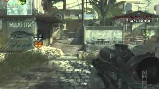 MW3 - First ever spawn throwing knife - Domination/Mission Profile