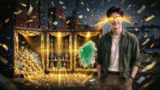 Magic lamp grants divine eyes! Dock worker hunts treasures and rises as billionaire!