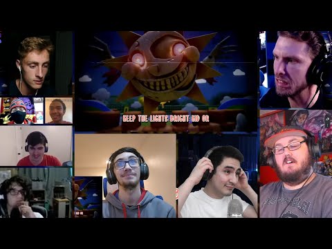 Lights On ▶ FNAF SECURITY BREACH SONG [REACTION MASH-UP]#1623