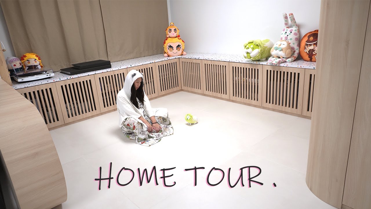 Inside a YouTuber's Dream Otaku Gallery Studio | A HDB BTO 4-Room Renovation Home Tour & Collection