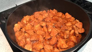 קוביות חזה עוף בסויה וסילאן