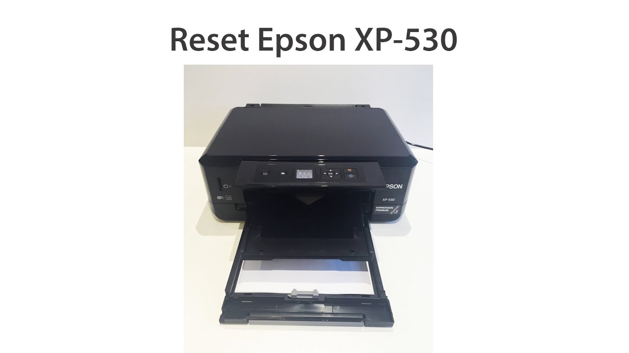 Epson Xp 530 Tintenkissen Reset Kostenlos Reset Epson XP 530 Wicreset Key - YouTube
