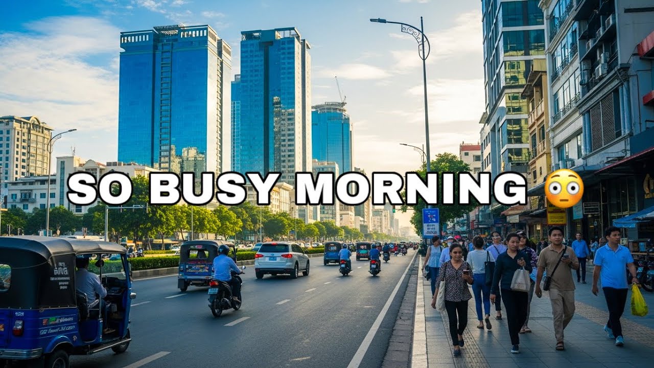 Phnom Penh Walking Tour | Streets, Sounds & Everyday Life 🇰🇭