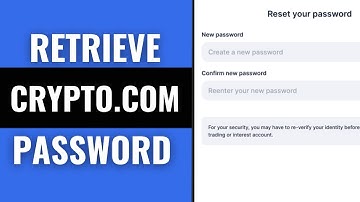 How to Reset/Retrieve Crypto.com Account Password