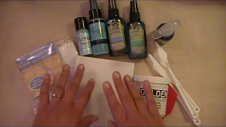 Glass Bead Gel Mixed Media Canvas