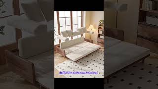 New And Upgrade Serenit Solid Wood Frame Sofa Bed