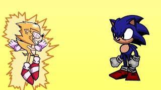 Super fleetway Sonic vs Faker part 1 (CANCELLED)