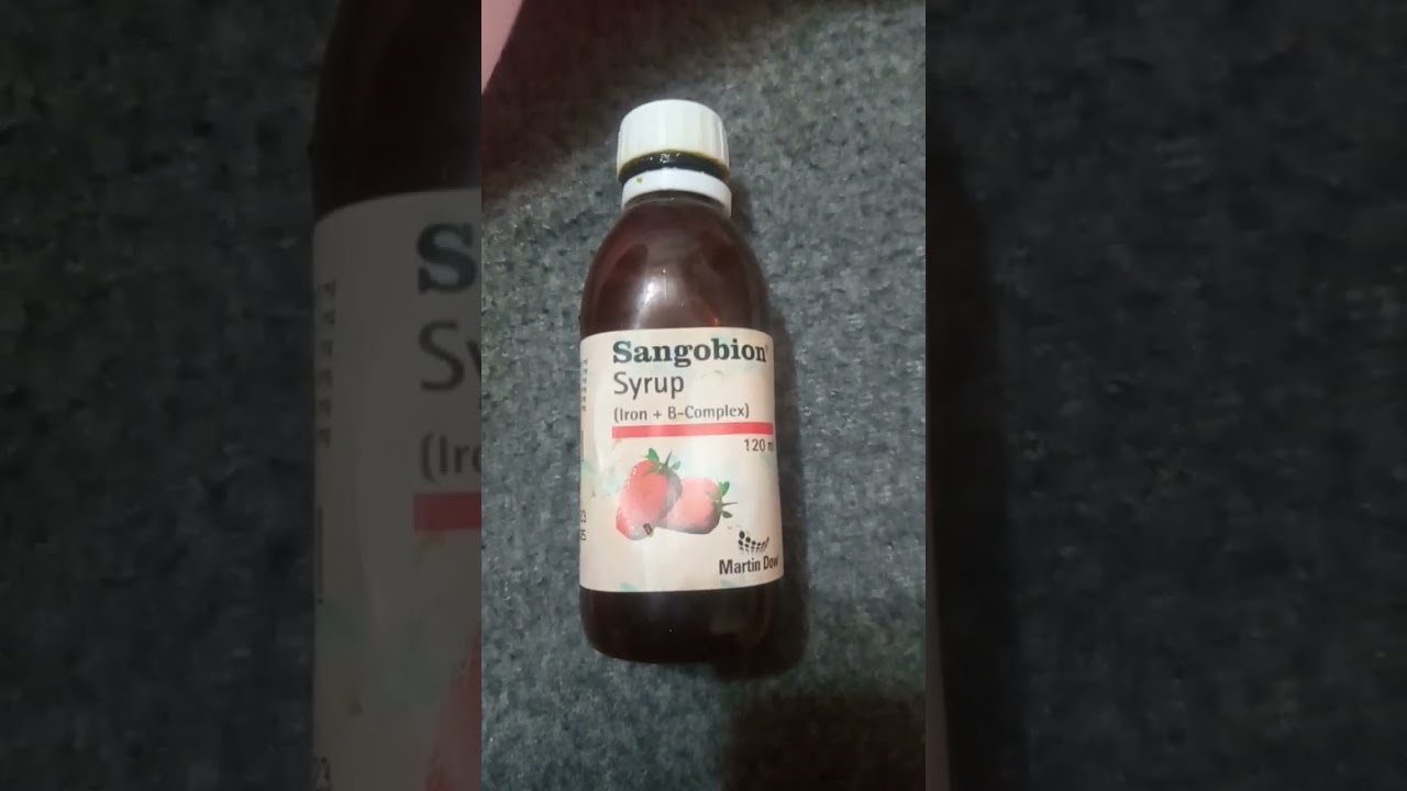 Sangobion syrup increase blood and vitamin b complex best for skin