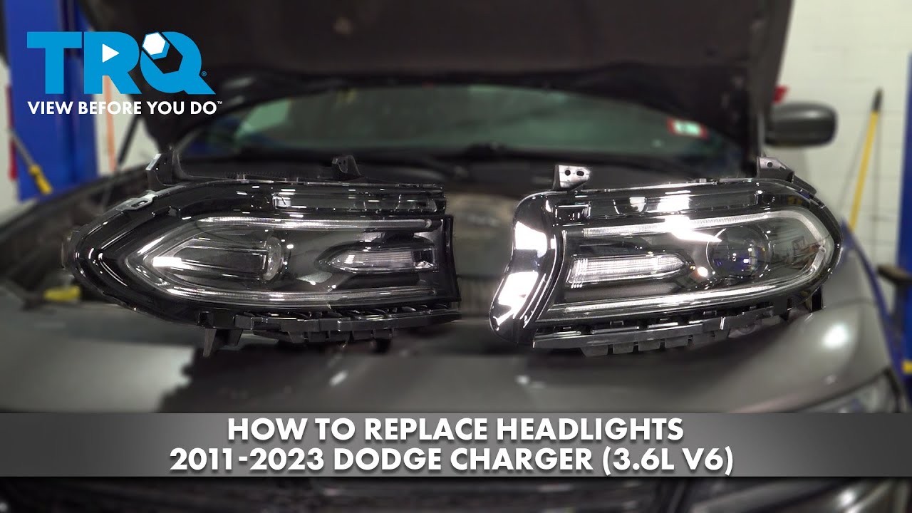 How to Replace Headlights 2011-2023 Dodge Charger 3.6L V6