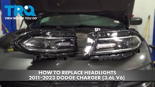 Career Overview How to Replace Headlights 2011-2023 Dodge Charger 3.6L V6