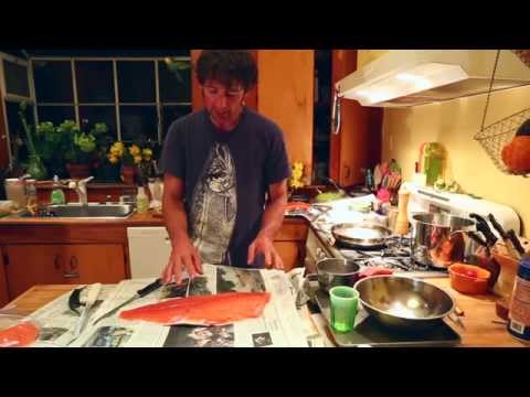 How to properly clean and fillet a freshly caught fish