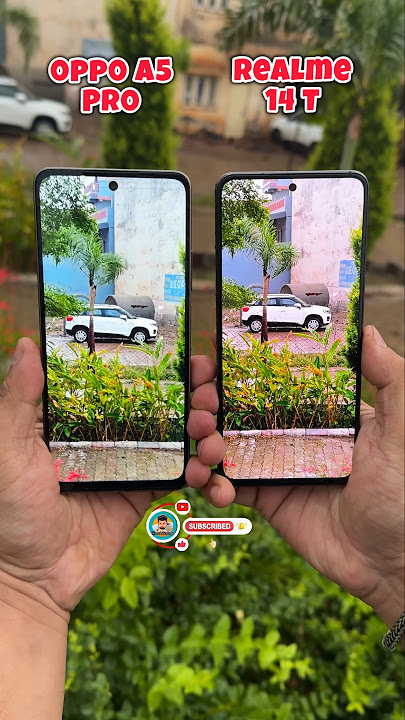 Oppo A5 Pro Vs Realme 14T Camera Comparison #shorts