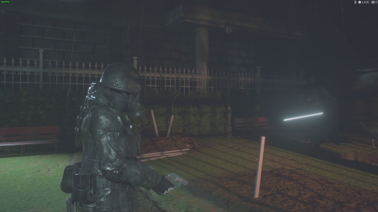 Re2 Remake-Lady Hunk vs Darth Vader Army Mod