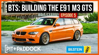 Building the Pit and Paddock x Bilstein E91 M3 GTS Tribute - Painting at Samuels Auto - Episode 5