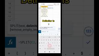 Celebrity Do you want split text? #googlesheets #mobile #spreadsheet #lean Profile