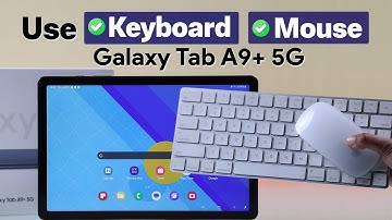 Samsung Galaxy Tab A9: How to Use a Keyboard & Mouse! [Connect]