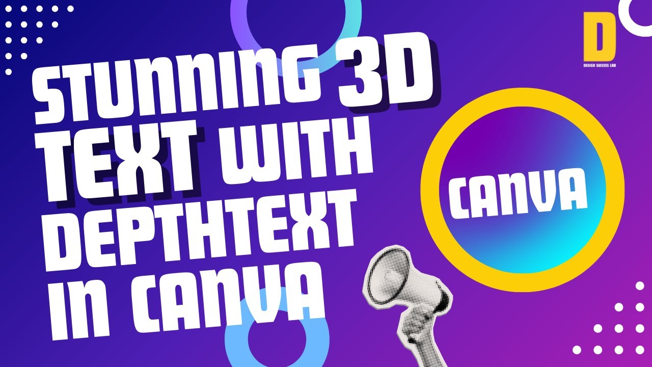 How to Use Canva’s DepthText App to Make Your Text Pop and Grab Attention! - Step-By-Step Tutorial