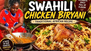 Swahili delicacy chicken biryani cooked the traditional Swahili way #youtube #food #africa 🇰🇪