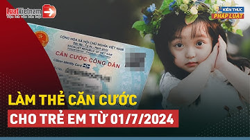 Hướng Dẫn Thủ Tục Làm Căn Cước Công Dân Cho Trẻ Em Từ Ngày 01/7/2024 | LuatVietnam