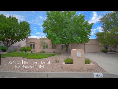 3541 White Horse Dr SE, Rio Rancho, NM home video tour