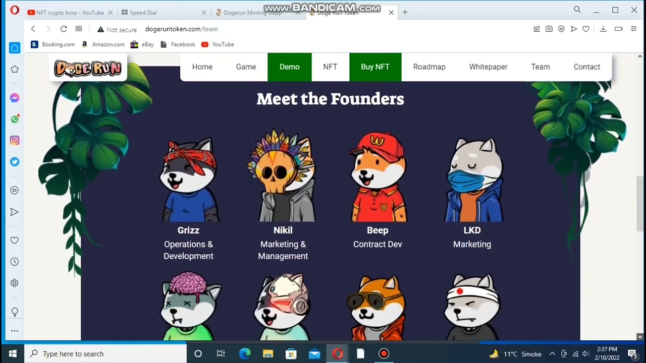 new nft 2022 doge run  token profitable project