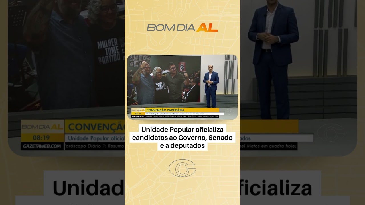 Unidade Popular oficializa candidatos ao Governo, Senado e a deputados