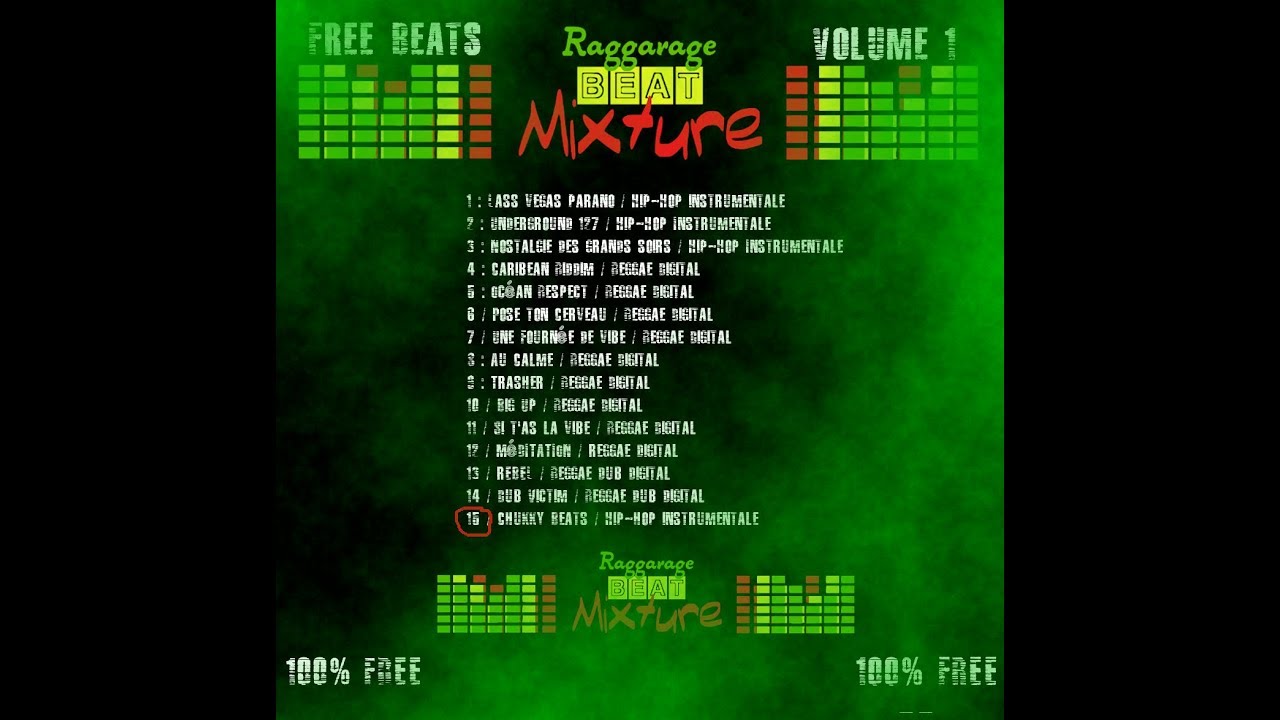 Raggarage Beat Mixture #13 - Rebel Reggae instrumentale FREE