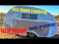 1952 Crown Canned Ham vintage trailer Restore/remodel