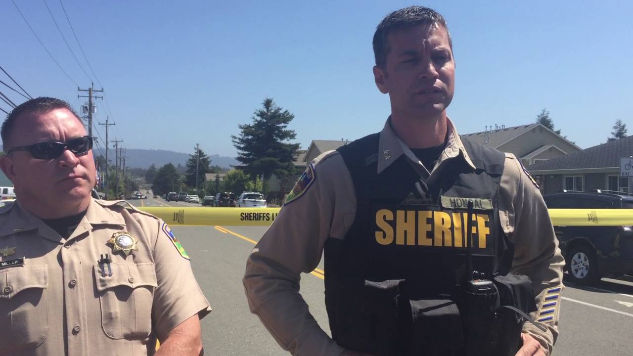 McKinleyville HCSO's William Honsal Updates Press on Active Shooter