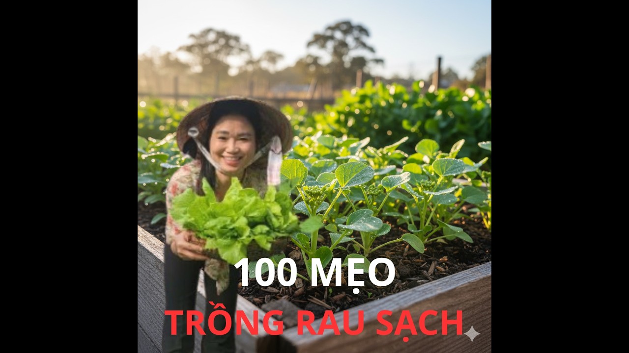 LE NGOC GARDEN | 100 MẸO TRỒNG RAU SẠCH TẠI NHÀ XANH TỐT KHÔNG SÂU BỆNH