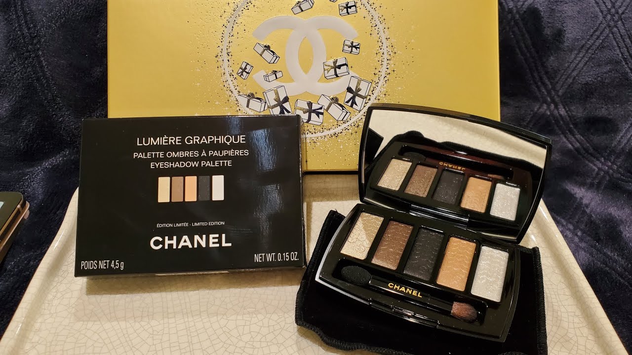 chanel.beauty LUMIERE GRAPHIQUE Eyeshadow Palette 🖤🩶 Holiday 2023…