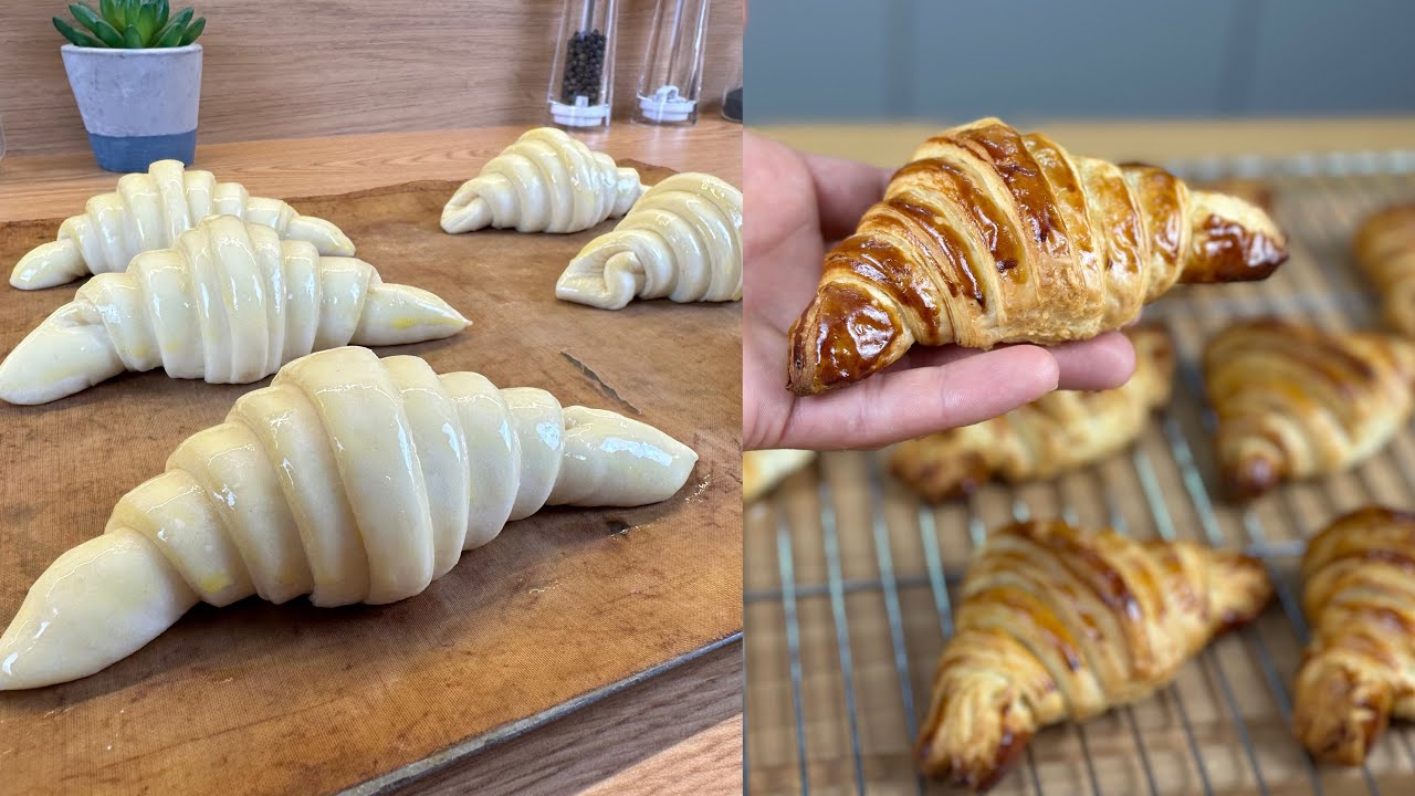 اليوم مديتلكم كل أسرار نجاح الكرواسون في البيت فقط 😍 مايجيش معجن وفارغ من الداخل ناجح 200%