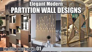 100 Elegant Partition Wall Modern Designs 2024 🌟 Resimi