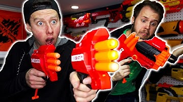 NERF WAR | ILLEGAL MODDED TRI-BREAK (Review)