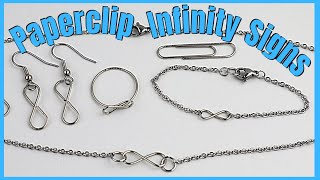 DIY Cincin, Anting, dan Liontin Infinity // Hari ke-2 dari Tantangan Klip Kertas 10 Hari screenshot 4