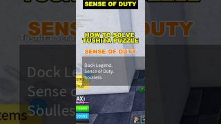 Download Lagu SENSE OF DUTY PUZZLE |CDK PUZZLE| TUSHITA PUZZLE #shorts #bloxfruits #roblox MP3