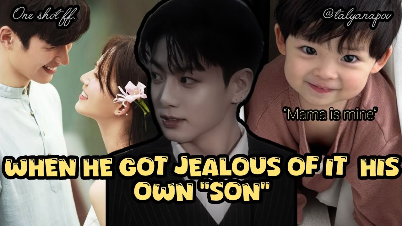 When he got jealous of his own son #jkff #jeonjungkook 