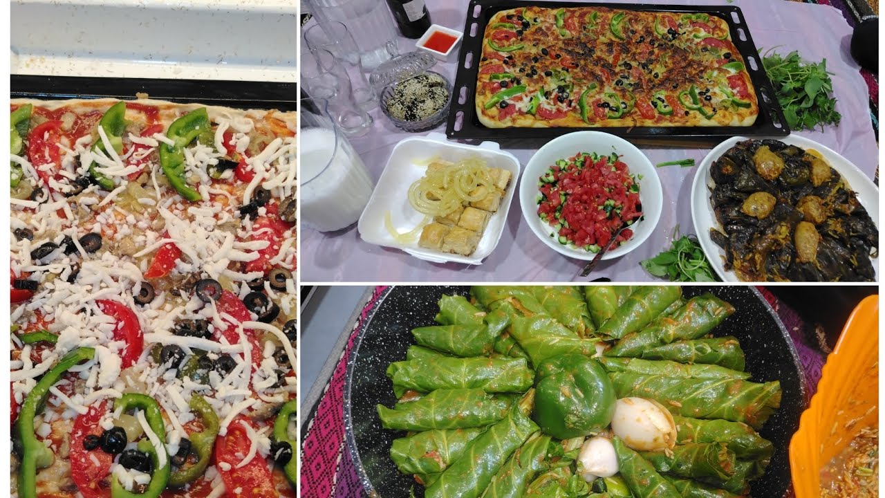 طريقه البيتزا والدولمه العراقيه رمضان كريم لا تنسوا اللايك والاشتراك راح اكون ممنونه 🌙🌹👍😘