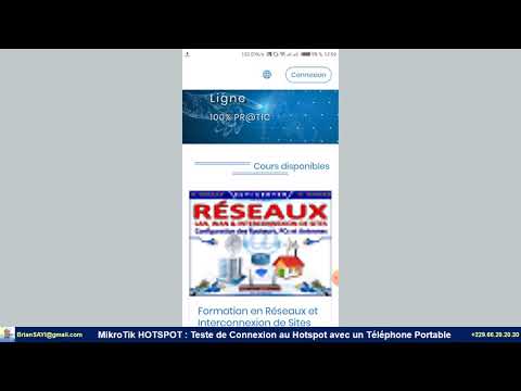 15- MikroTik User Manager #5 Teste de Connexion au Hotspot - Formation MikroTik HOTSPOT