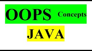 OOPS Concepts in Java in Tamil || Object oriented Programming Concepts in Tamil || Class and Object