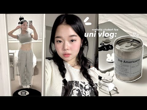 PRODUCTIVE Uni Vlog☆彡: Campus life, Midterm grades reveal, Pulling all nighters etc.