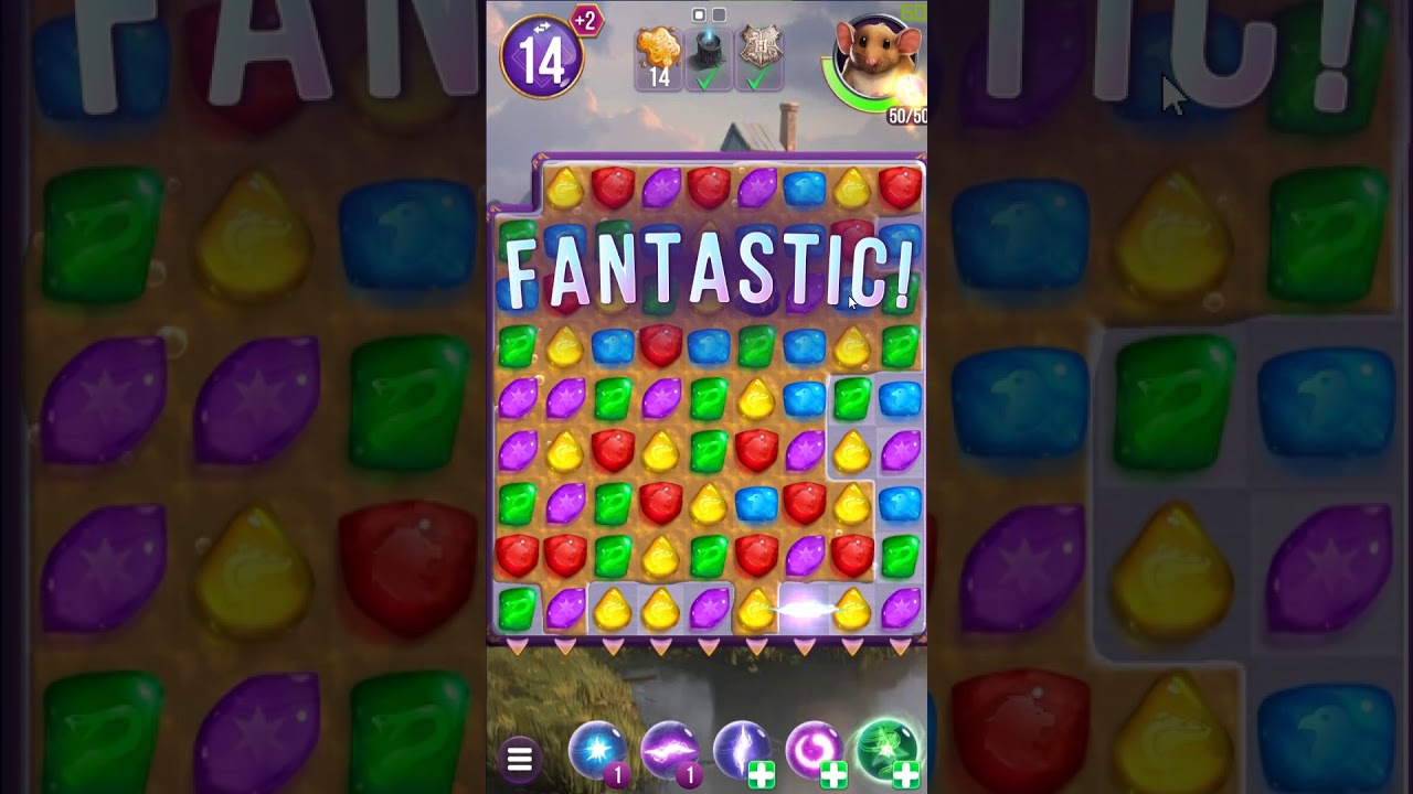 Harry Potter: Puzzles & Spells level 755 no boosters