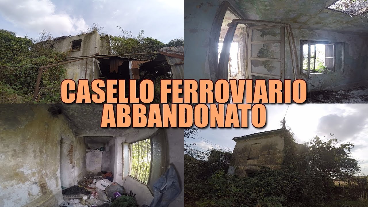 Casello ferroviario abbandonato
