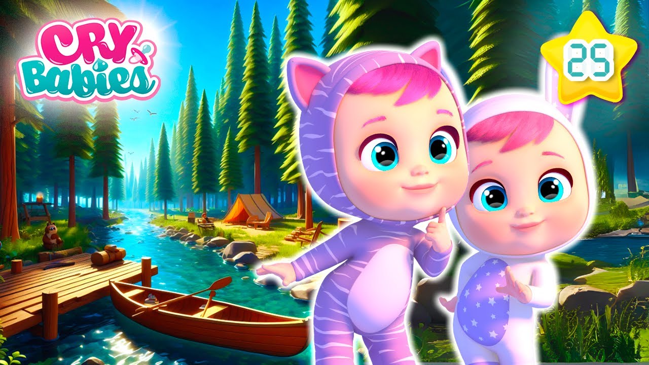 The Cry Babies Go Camping! 🏕 CRY BABIES 💧 Magic Tears | Cartoons for Kids in English