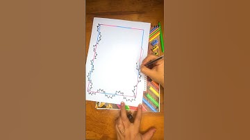 Simple project border design #border #design #creative #shortsfeed #shorts #ytviral #ytshorts #video