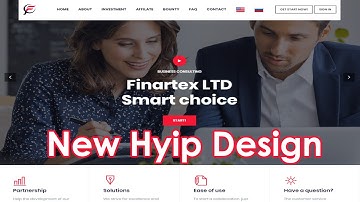 Unique Hyip theme maker for goldcoders script or custom investment website