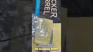 CRACKER BARREL PIZZA MOZZARELLA. 4K #food#cheesepizza