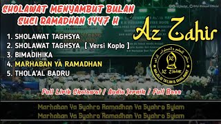 Download Lagu Az Zahir 2026 ❗ Sholawat Taghsya - Bimadihika - Marhaban Ya Ramadhan | Full Lirik Sholawat  MP3